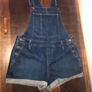 Overall Shorts (Demin) Adult Small